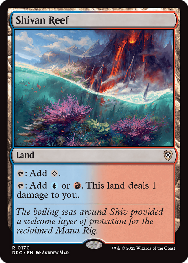 Shivan Reef (170) [Commander: Aetherdrift] - Deck Out Gaming