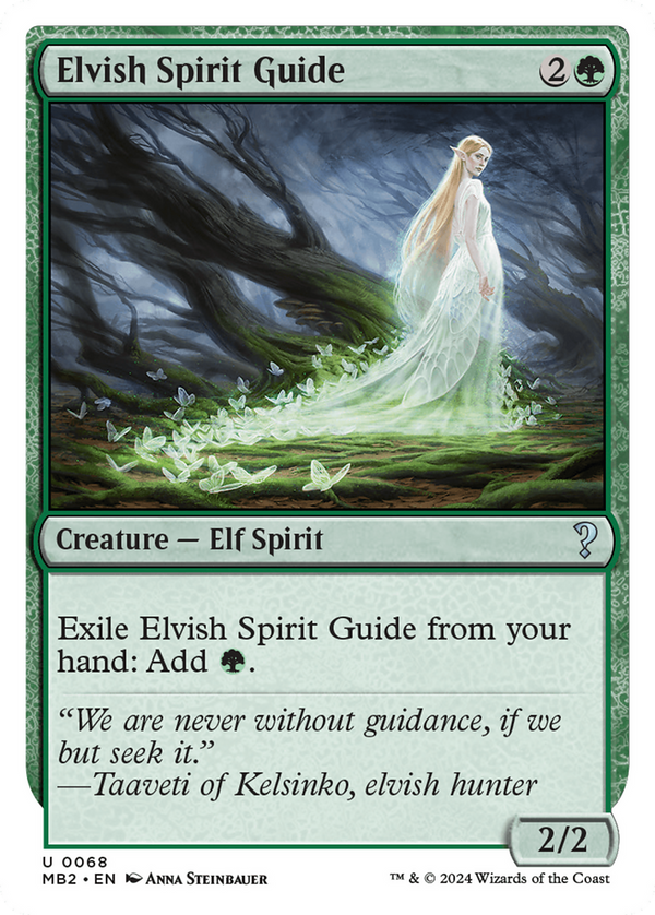 Elvish Spirit Guide (White Border) (68) [Mystery Booster 2] - Deck Out Gaming