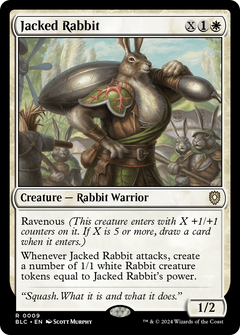 Jacked Rabbit (9) [Bloomburrow Commander] - Deck Out Gaming