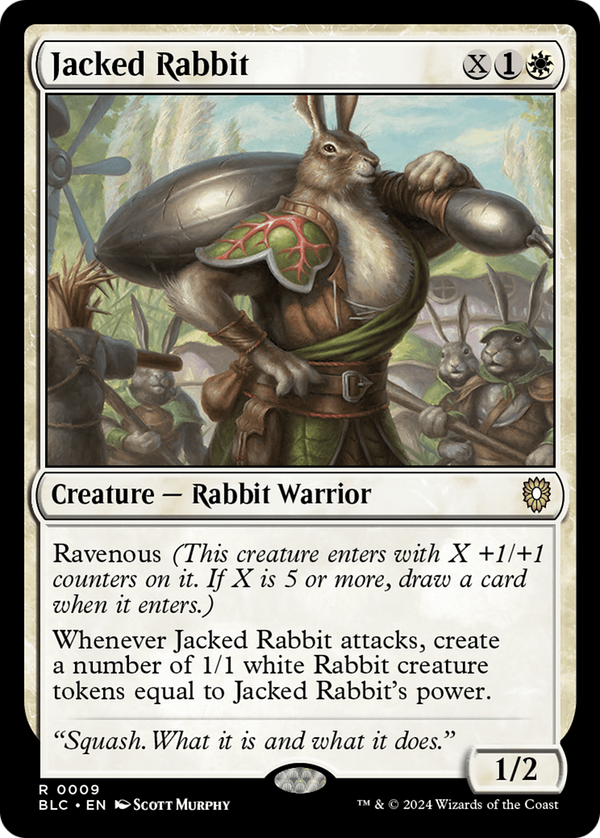 Jacked Rabbit (9) [Bloomburrow Commander] - Deck Out Gaming