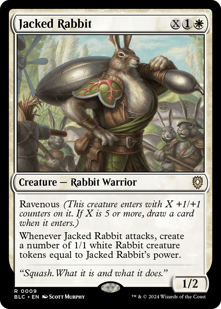 Jacked Rabbit (9) [Bloomburrow Commander] - Deck Out Gaming