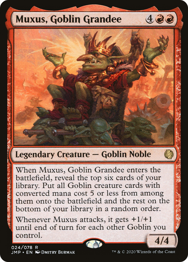 Muxus, Goblin Grandee (24) [Jumpstart] - Deck Out Gaming
