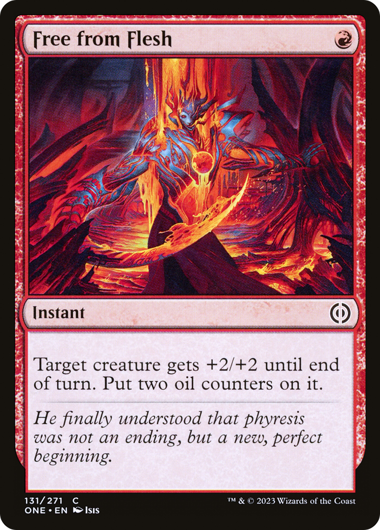 Free from Flesh (131) [Phyrexia: All Will Be One] foil - Deck Out Gaming