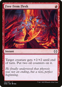 Free from Flesh (131) [Phyrexia: All Will Be One] foil - Deck Out Gaming