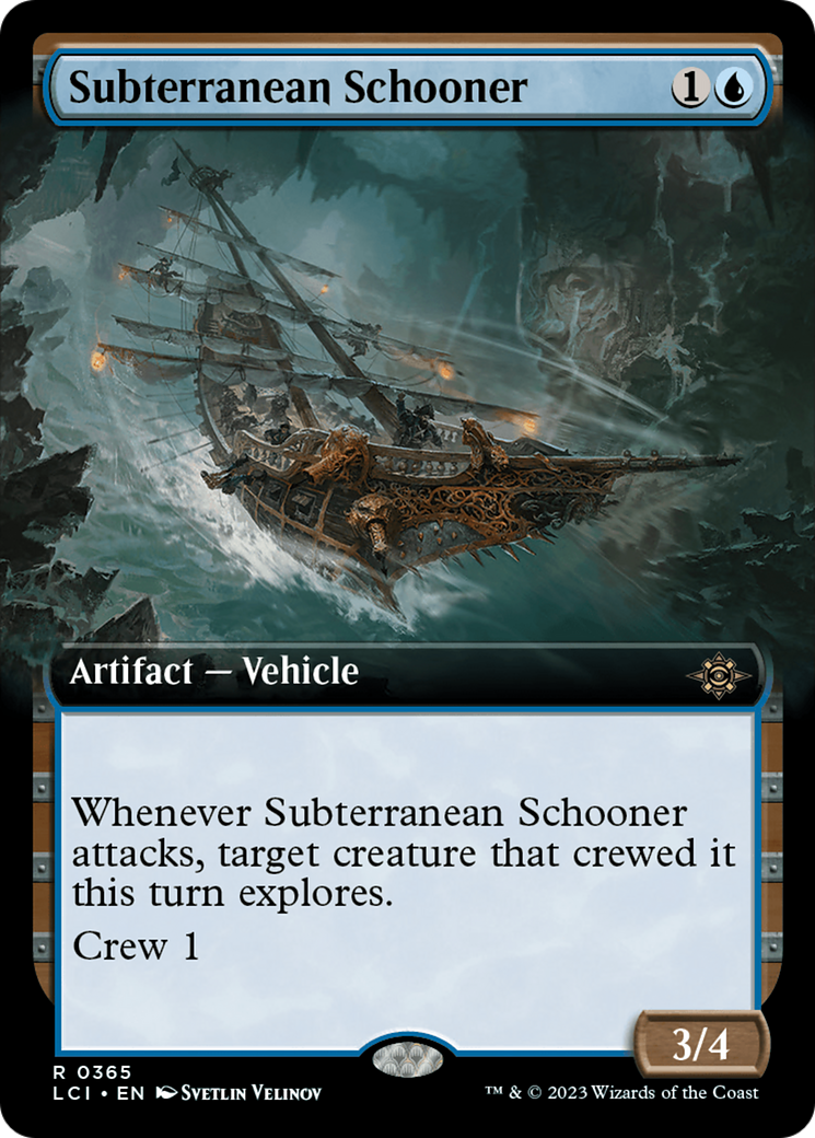 Subterranean Schooner (Extended Art) (365) [The Lost Caverns of Ixalan] - Deck Out Gaming