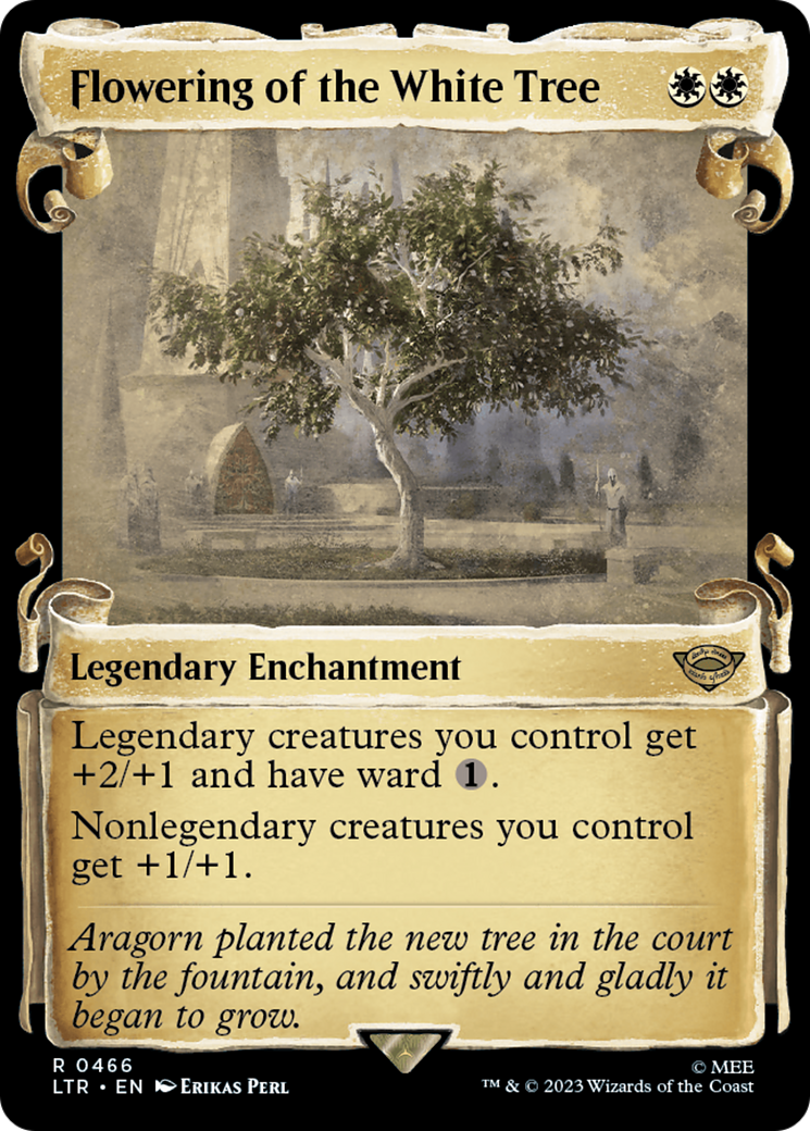 Flowering of the White Tree (Showcase Scrolls) (466) [The Lord of the Rings: Tales of Middle-earth] - Deck Out Gaming