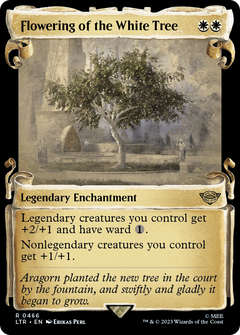 Flowering of the White Tree (Showcase Scrolls) (466) [The Lord of the Rings: Tales of Middle-earth] foil - Deck Out Gaming