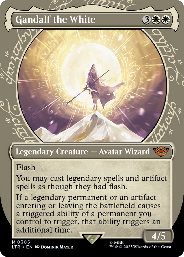 Gandalf the White (Showcase) (305) [The Lord of the Rings: Tales of Middle-earth] - Deck Out Gaming