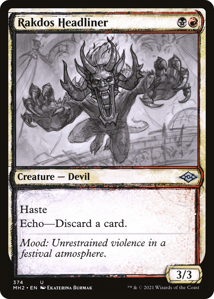 Rakdos Headliner (Showcase) (374) [Modern Horizons 2] - Deck Out Gaming