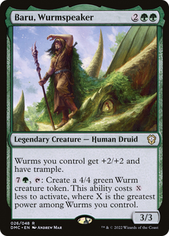 Baru, Wurmspeaker (26) [Dominaria United Commander] - Deck Out Gaming
