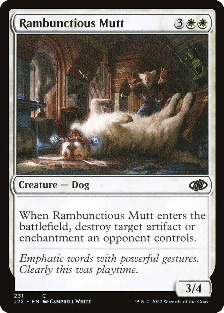 Rambunctious Mutt (231) [Jumpstart 2022] - Deck Out Gaming