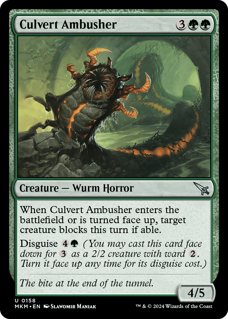 Culvert Ambusher (158) [Murders at Karlov Manor] - Deck Out Gaming