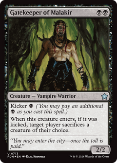 Gatekeeper of Malakir (713) [Foundations] foil - Deck Out Gaming