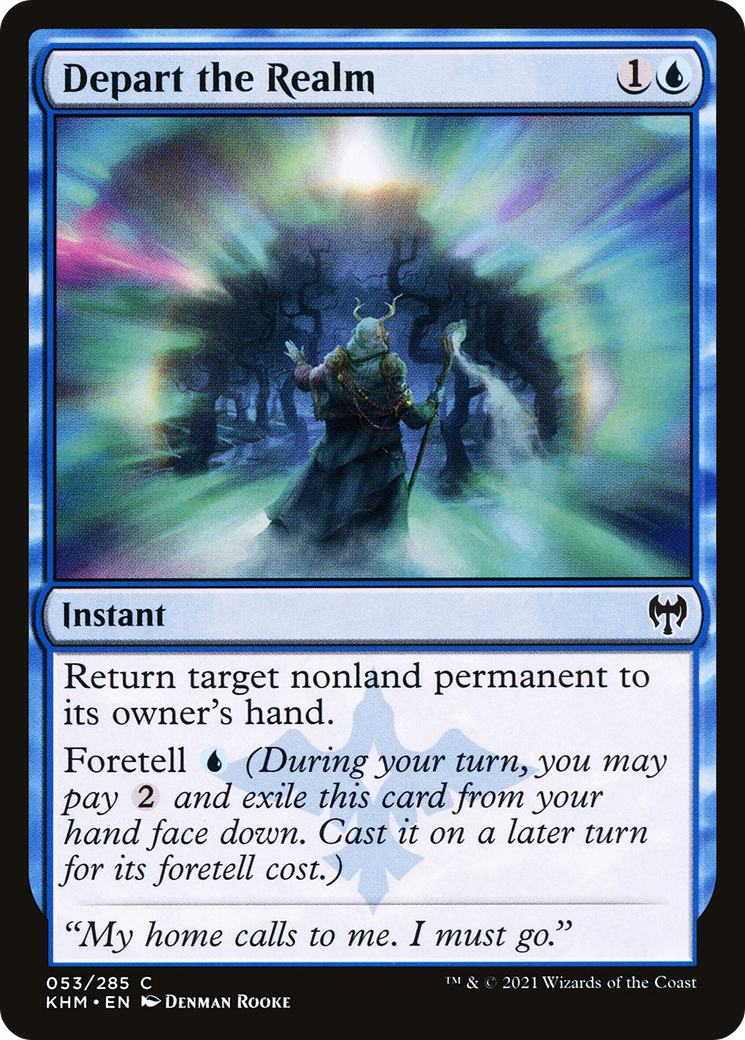 Depart the Realm (53) [Kaldheim] foil - Deck Out Gaming