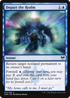 Depart the Realm (53) [Kaldheim] foil - Deck Out Gaming