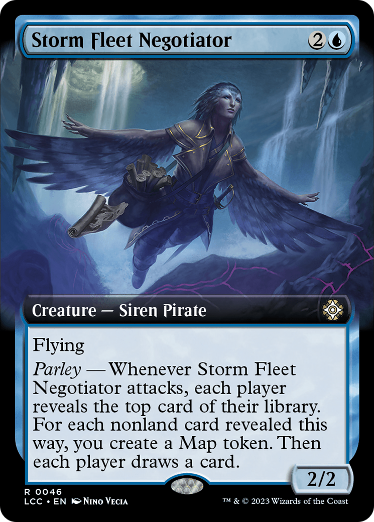 Storm Fleet Negotiator (Extended Art) (46) [The Lost Caverns of Ixalan Commander] - Deck Out Gaming