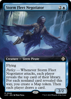 Storm Fleet Negotiator (Extended Art) (46) [The Lost Caverns of Ixalan Commander] - Deck Out Gaming