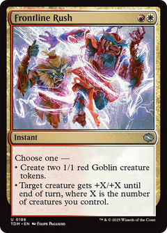 Frontline Rush (186) [Tarkir: Dragonstorm] foil - Deck Out Gaming