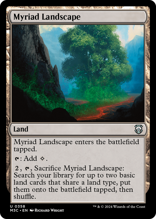 Myriad Landscape (358) [Modern Horizons 3 Commander] - Deck Out Gaming