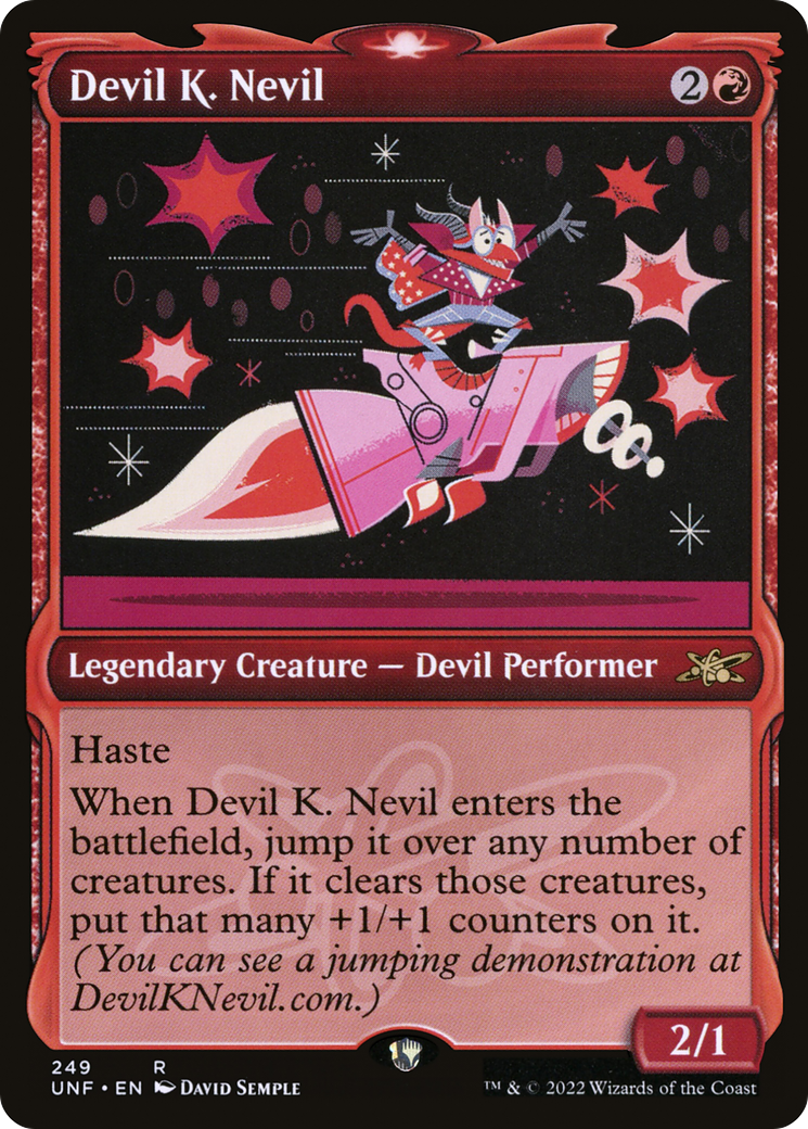 Devil K. Nevil (Showcase) (249) [Unfinity] - Deck Out Gaming