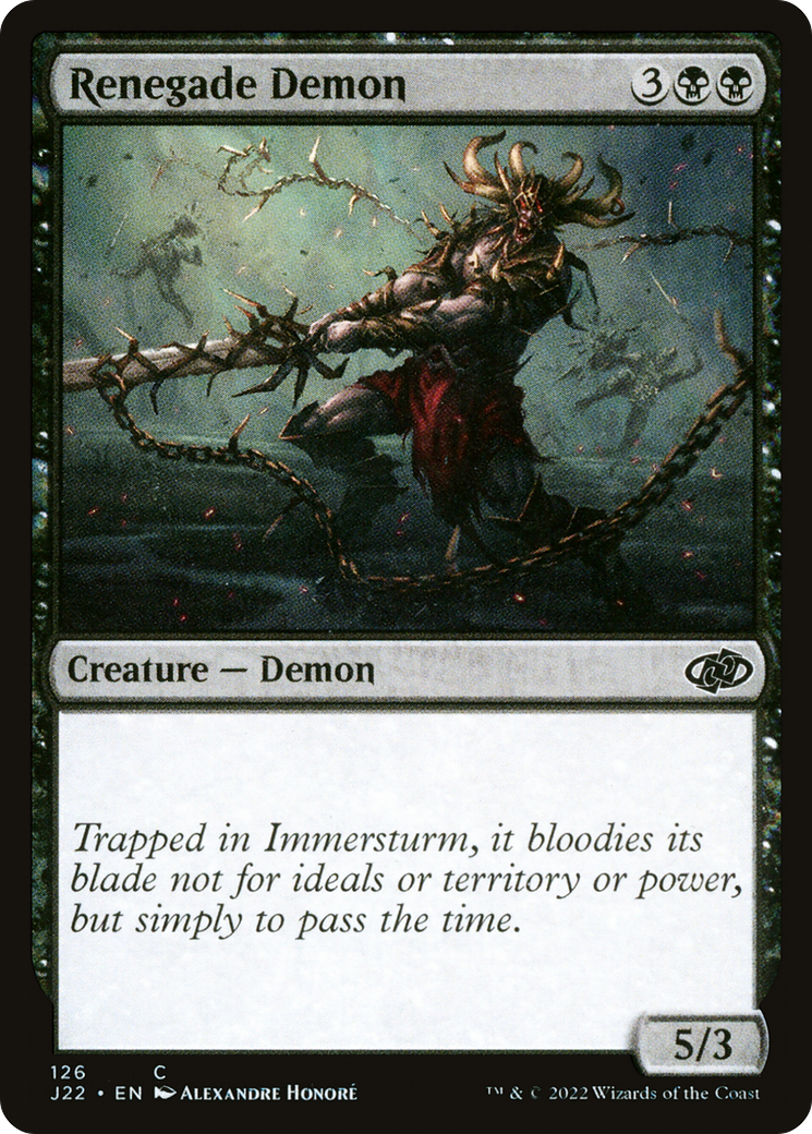 Renegade Demon (126) [Jumpstart 2022] - Deck Out Gaming