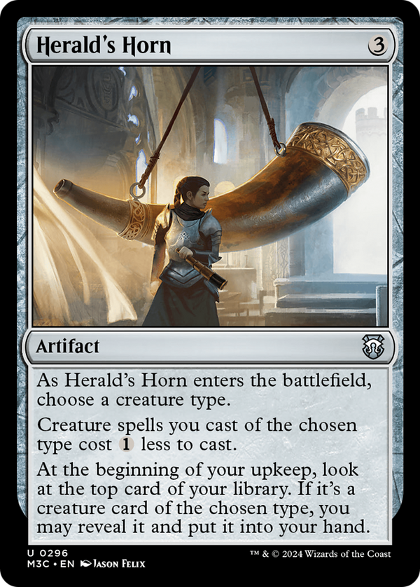 Herald's Horn (296) [Modern Horizons 3 Commander] - Deck Out Gaming