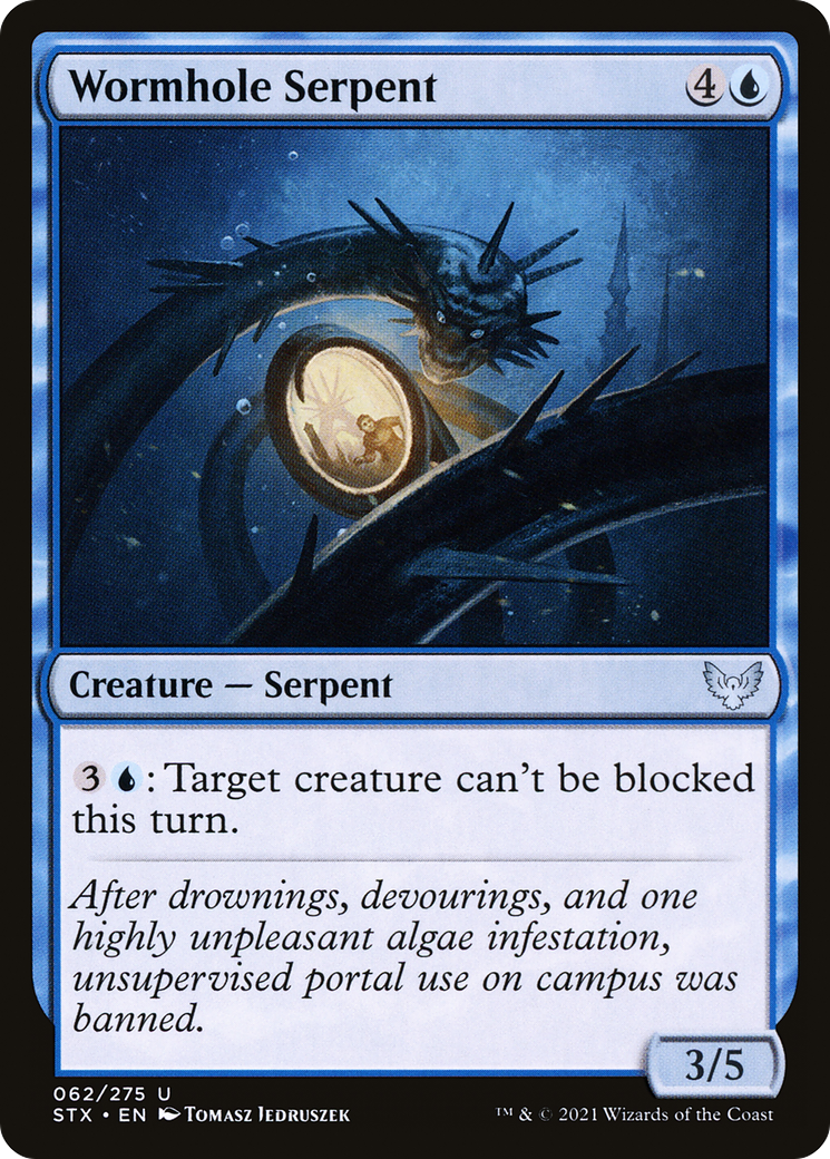 Wormhole Serpent (62) [Strixhaven: School of Mages] foil - Deck Out Gaming