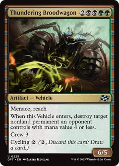 Thundering Broodwagon (225) [Aetherdrift] foil - Deck Out Gaming
