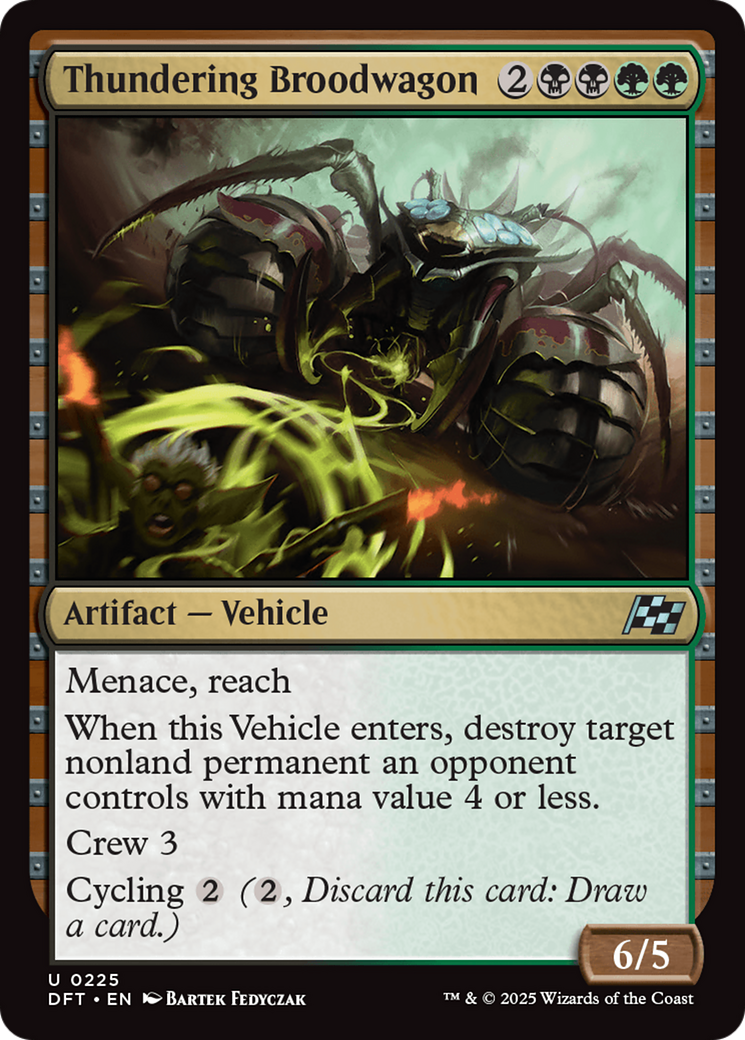 Thundering Broodwagon (225) [Aetherdrift] foil - Deck Out Gaming