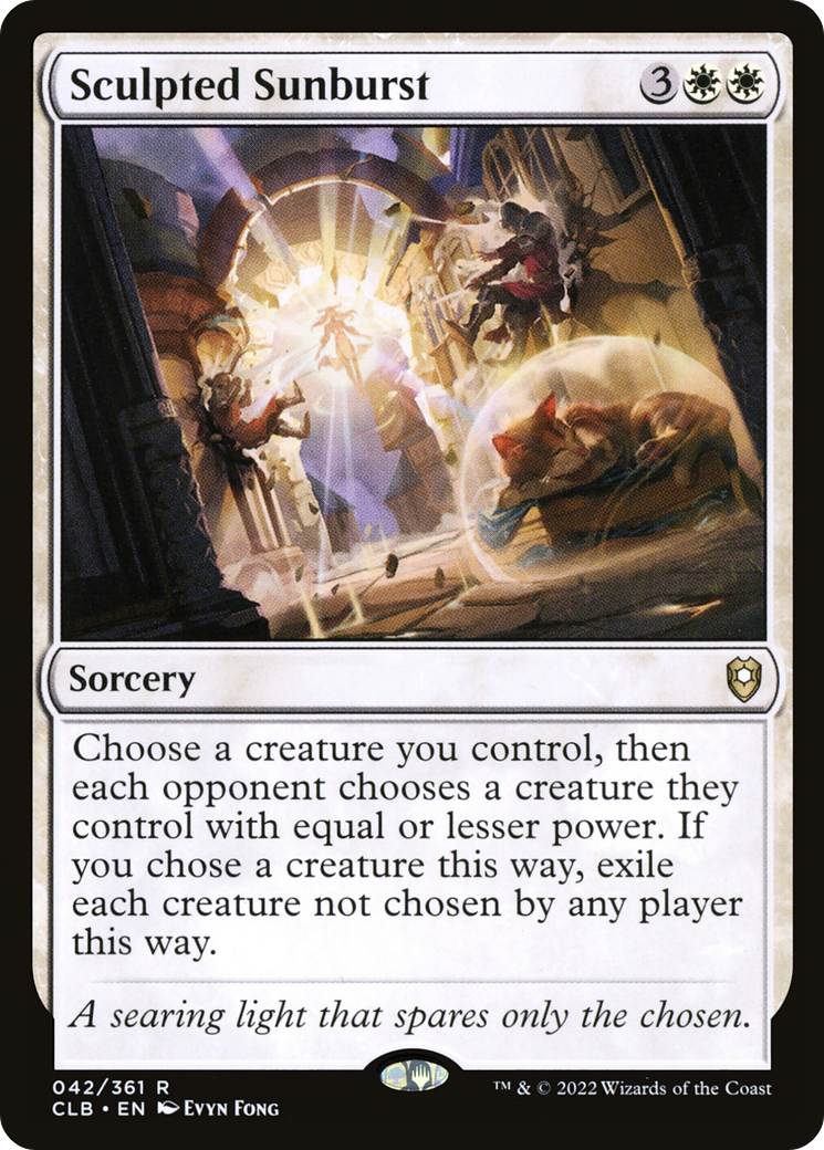 Sculpted Sunburst (42) [Commander Legends: Battle for Baldur's Gate] - Deck Out Gaming