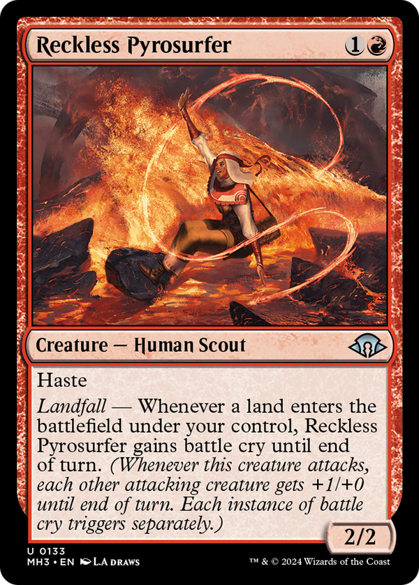 Reckless Pyrosurfer (133) [Modern Horizons 3] foil - Deck Out Gaming