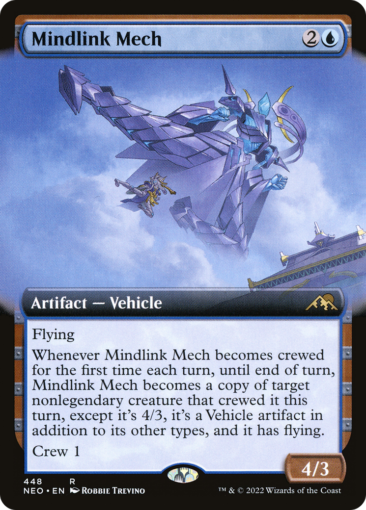 Mindlink Mech (Extended Art) (448) [Kamigawa: Neon Dynasty] foil - Deck Out Gaming