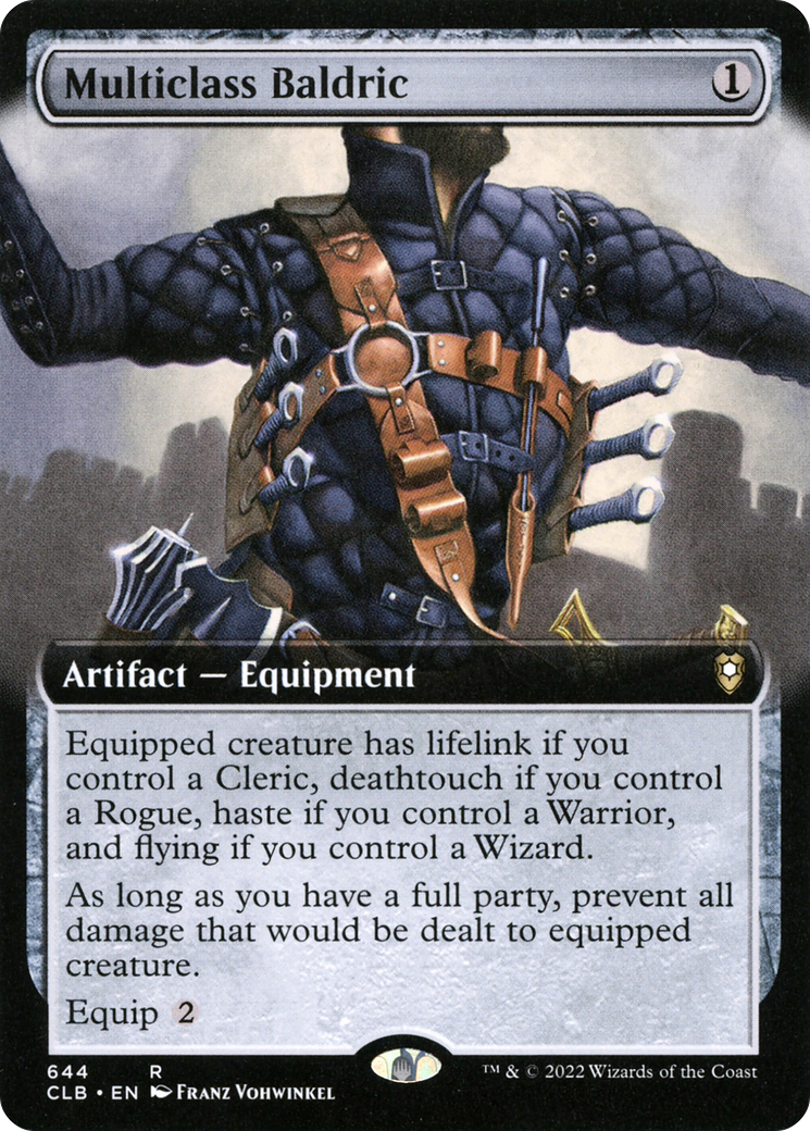 Multiclass Baldric (Extended Art) (644) [Commander Legends: Battle for Baldur's Gate] - Deck Out Gaming