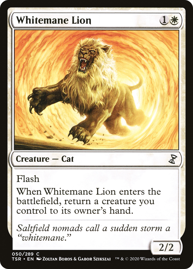 Whitemane Lion (50) [Time Spiral Remastered] foil - Deck Out Gaming
