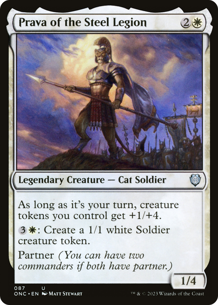 Prava of the Steel Legion (87) [Commander: Phyrexia: All Will Be One] - Deck Out Gaming