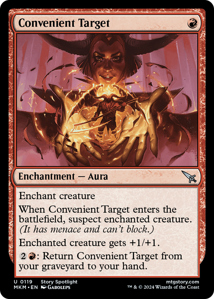 Convenient Target (119) [Murders at Karlov Manor] foil - Deck Out Gaming