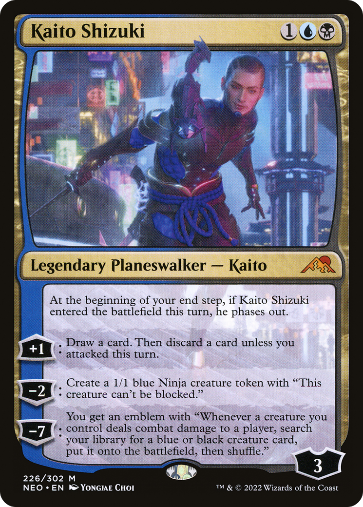 Kaito Shizuki (226) [Kamigawa: Neon Dynasty] - Deck Out Gaming