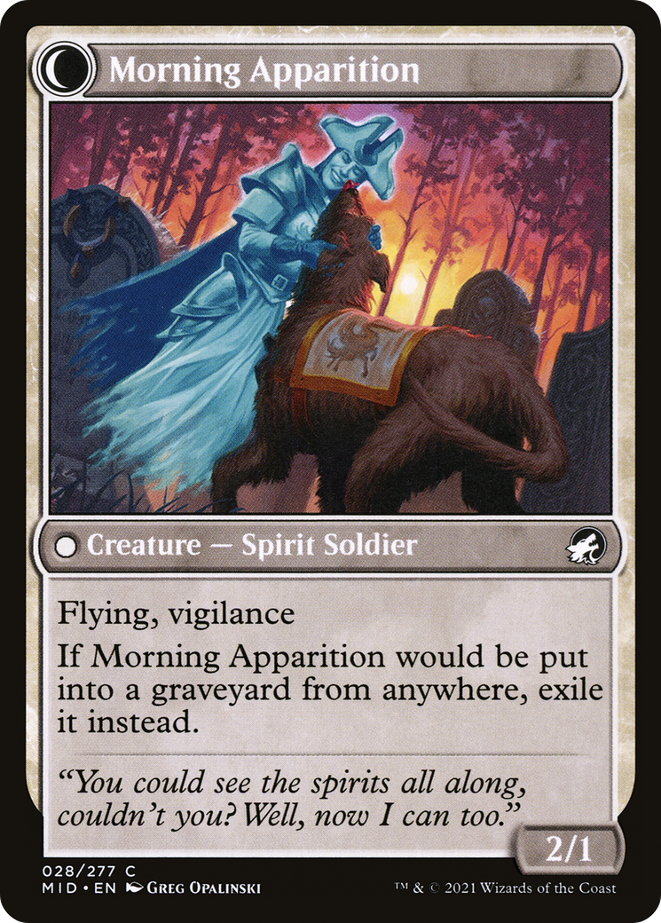 Mourning Patrol (28) [Innistrad: Midnight Hunt] foil - Deck Out Gaming