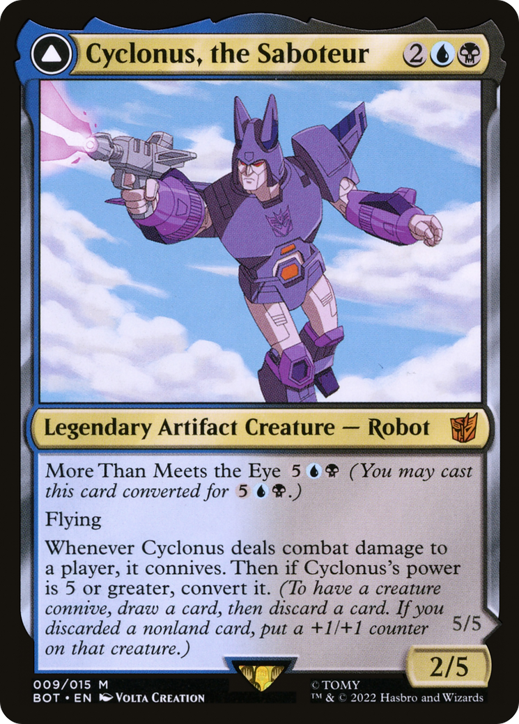 Cyclonus, the Saboteur (9) [Universes Beyond: Transformers] foil - Deck Out Gaming