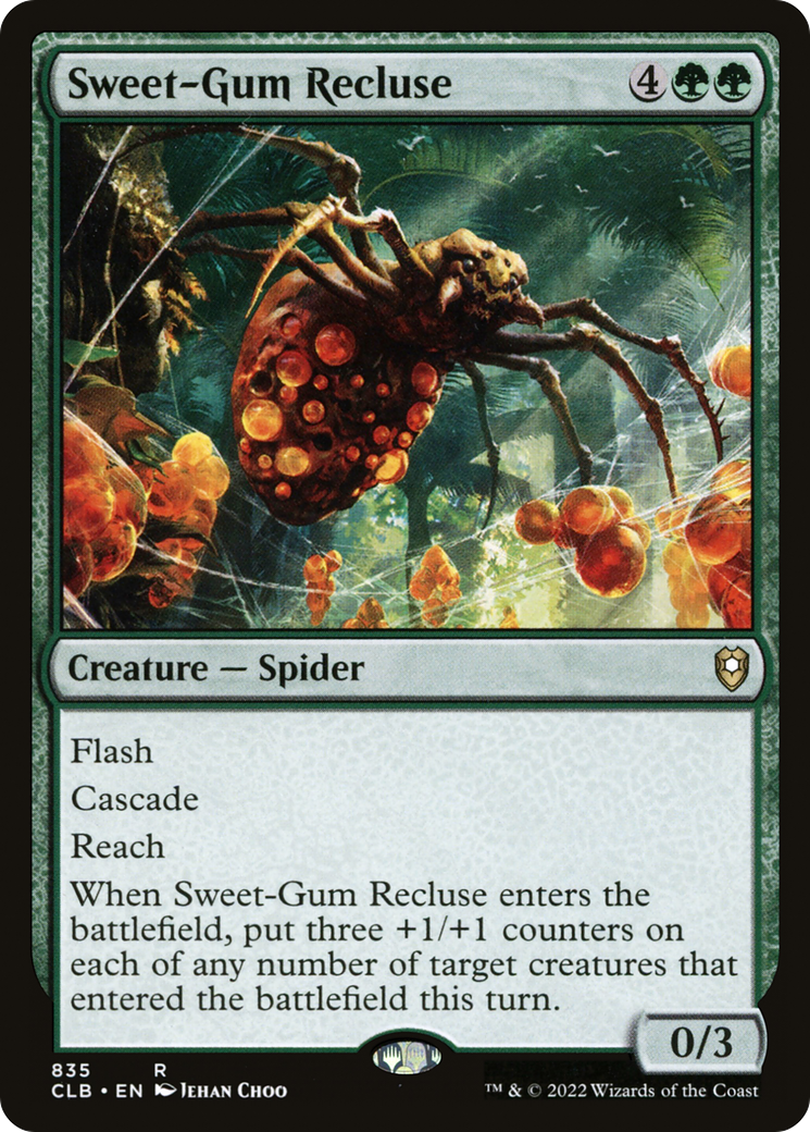 Sweet-Gum Recluse (835) [Commander Legends: Battle for Baldur's Gate] - Deck Out Gaming