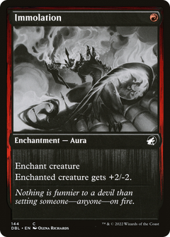 Immolation (144) [Innistrad: Double Feature] foil - Deck Out Gaming