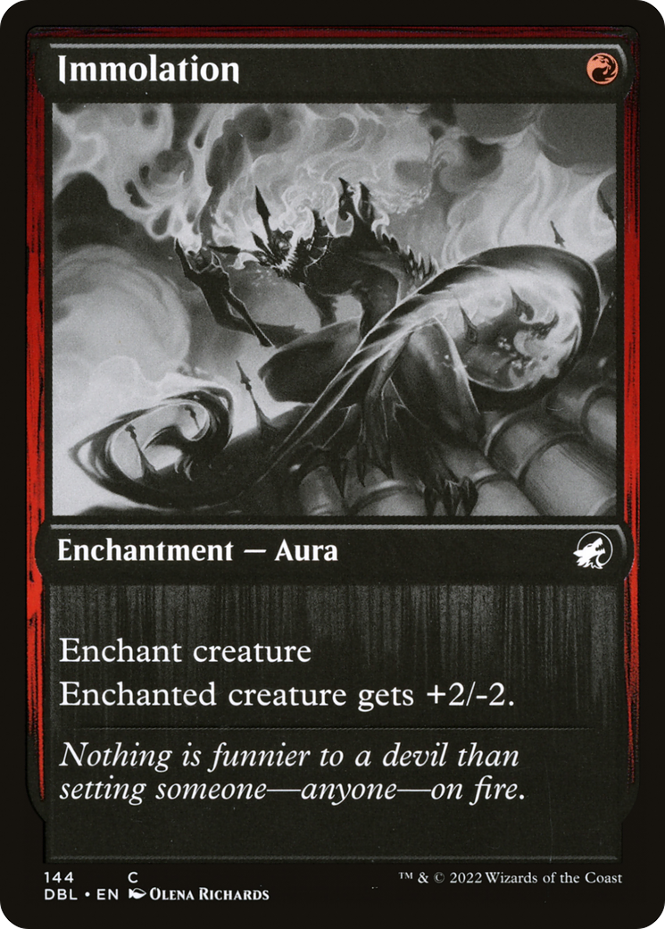 Immolation (144) [Innistrad: Double Feature] - Deck Out Gaming
