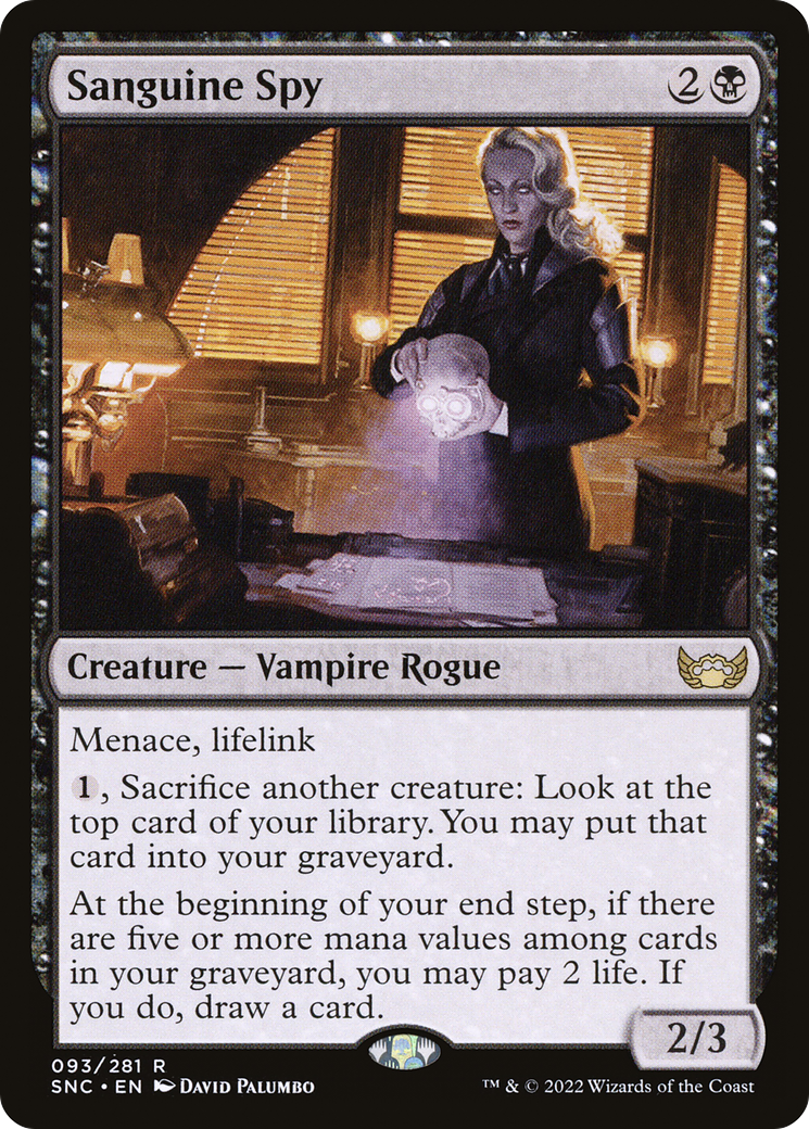 Sanguine Spy (93) [Streets of New Capenna] foil - Deck Out Gaming