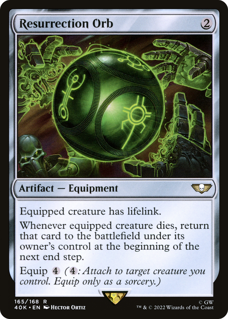 Resurrection Orb (165) [Universes Beyond: Warhammer 40,000] - Deck Out Gaming