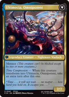 Ultimecia, Time Sorceress // Ultimecia, Omnipotent (247) [FINAL FANTASY] foil - Deck Out Gaming