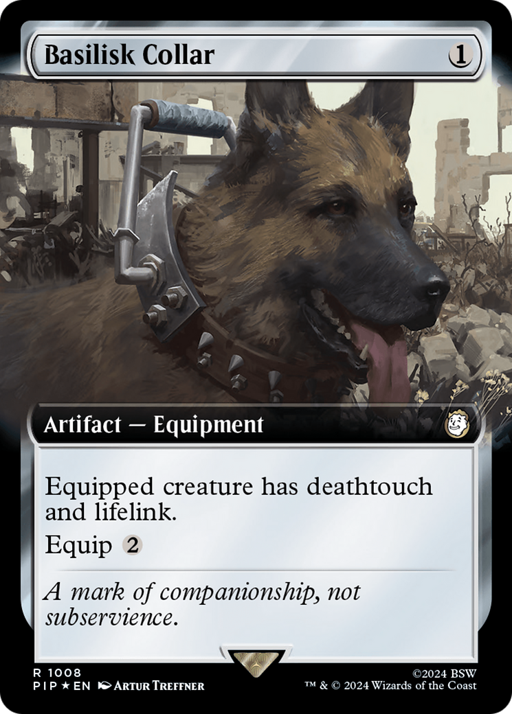 Basilisk Collar (Extended Art) (Surge Foil) (1008) [Fallout] foil - Deck Out Gaming