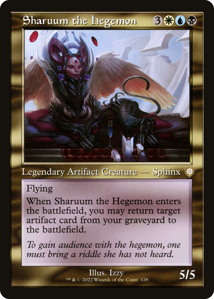 Sharuum the Hegemon (Retro Frame) (128) [Commander: The Brothers' War] - Deck Out Gaming