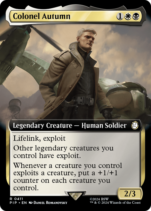 Colonel Autumn (Extended Art) (411) [Fallout] - Deck Out Gaming