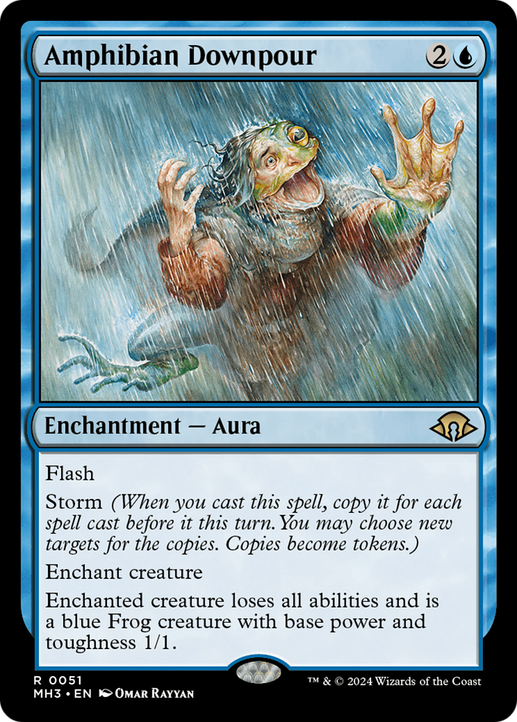 Amphibian Downpour (51) [Modern Horizons 3] foil - Deck Out Gaming