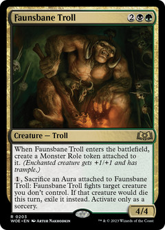 Faunsbane Troll (203) [Wilds of Eldraine] - Deck Out Gaming